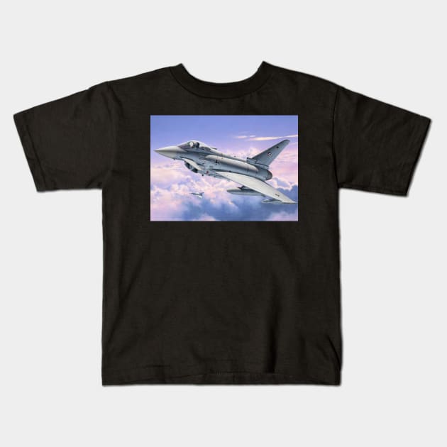 Eurofighter Kids T-Shirt by Aircraft.Lover